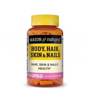MASON NATURAL BODY HAIR SKIN NAILS B60 CAPSULES