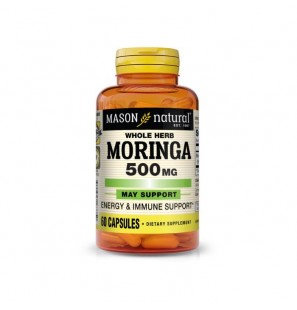 MASON NATURAL MORINGA 500MG B60 CAPSULES