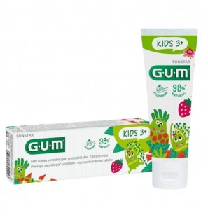 GUM KIDS dentifrice 3+ ans Fraise 50 ml