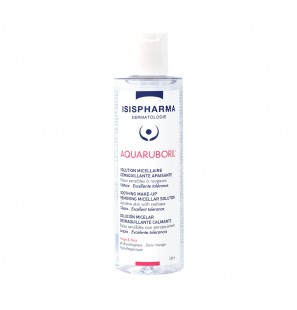 ISISPHARMA AQUARUBORIL SOLUTION MICELLAIRE DEMAQUILLANTE PEAUX SENSIBLES ET REACTIVES 100ML