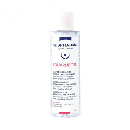 ISISPHARMA AQUARUBORIL SOLUTION MICELLAIRE DEMAQUILLANTE PEAUX SENSIBLES ET REACTIVES 100ML