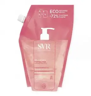 SVR TOPIALYSE ECO-RECHARGE GEL LAVANT RECHARGE 1L 400ML