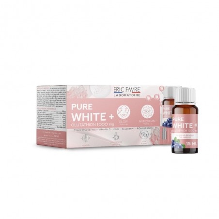 ERIC FAVRE PURE WHITE+ GLUTATHION 1000MG B10*15ML AMPOULES