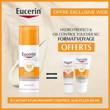 EUCERIN OFFRE SUN PROTECTION PIGMENT CONTROL Fluid Protection spf 50+|50 ml
