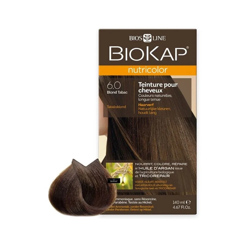 BIOKAP NUTRICOLOR N6.0 BLOND TABAC
