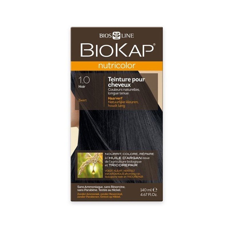 BIOKAP NUTRICOLOR N1.0 NOIR BIOKAP NUTRICOLOR N1.0 NOIR