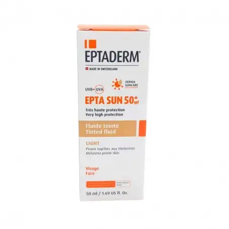 EPTADERM EPTA SUN SPF50+ TEINTE CLAIR 50ML