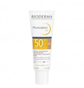 BIODERMA PHOTODERM M SPF50+ CREME TEINTEE PROTECTRICE TEINTE DOREE 40ML