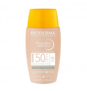 BIODERMA PHOTODERM NUDE TOUCH SPF50+ TEINTE TRES CLAIRE SOLAIRE PERFECTEUR 40ML