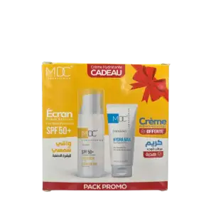 MDC PACK ECRAN PEAUX GRASSES SPF50+ 50ML + CREME HYDRA MAX 30ML OFFERTE