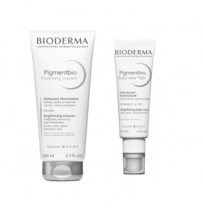 BIODERMA PACK PIGMENTBIO FOAMING CREAM NETTOYANT ECLAIRCISSANT 200ML + PIGMENTBIO DAILY CARE SPF50 40ML