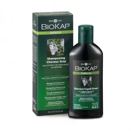 BIOKAP BELLEZZA SHAMPOOING CHEVEUX GRAS 200ML