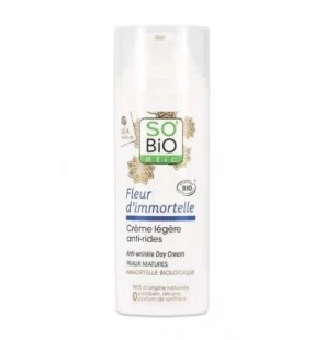 So'bio etic fleur d'immortelle crème légère anti-ride jour