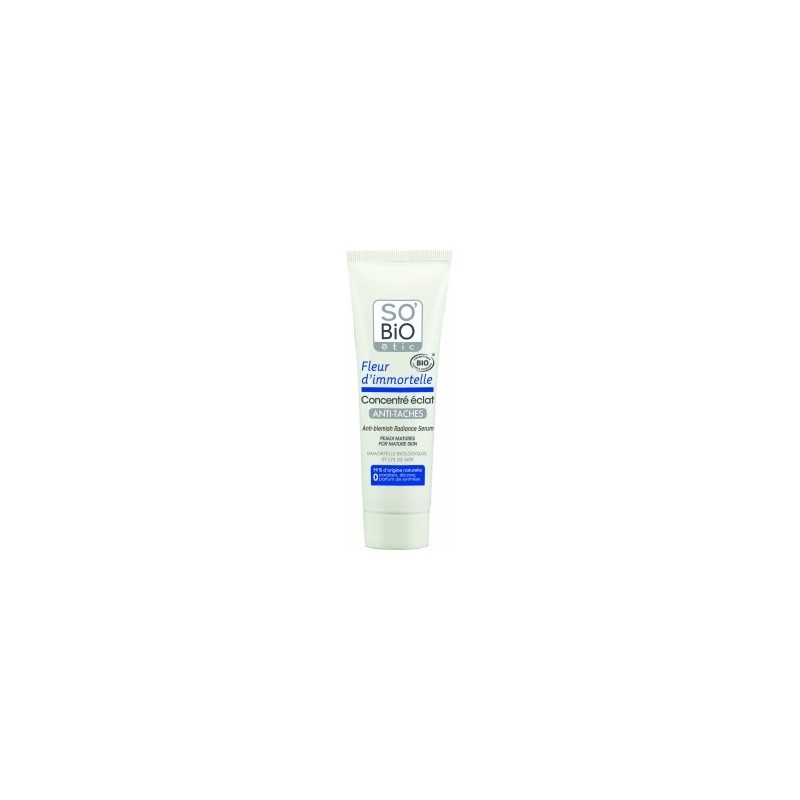 So'bio etic fleur d'immortelle concentré éclat anti-taches So'bio etic fleur d'immortelle concentré éclat anti-taches