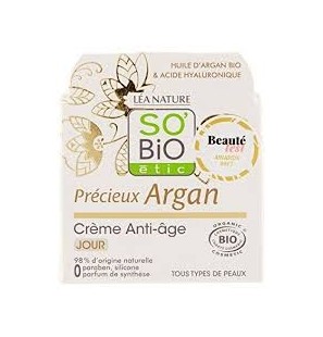 SO'BIO ETIC PRECIEUX ARGAN crème anti-âge Jour | 50 ml