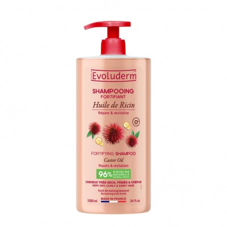 EVOLUDERM SHAMPOOING HUILE DE RICIN 1L