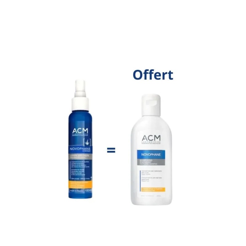ACM NOVOPHANE PACK CHRONIC LOTION ANTI-CHUTE 100ML + NOVOPHANE SHAMPOOING ENERGISANT 200ML
