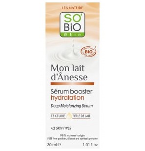 SO'BIO ETIC MON LAIT D'ANESSE sérum booster hydratation | 30 ml