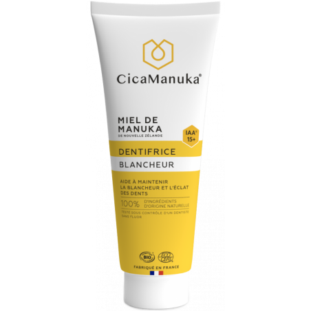 CICAMANUKA MIEL DE MANUKA IAA 15+ DENTIFRICE BLANCHEUR 75ML