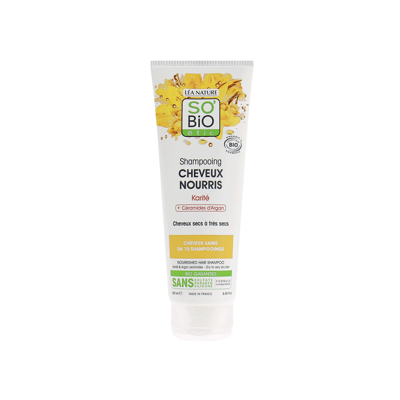 SO'BIO ETIC KARITÉ shampooing cheveux nourris Bio | 250 ml SO'BIO ETIC KARITÉ shampooing cheveux nourris Bio | 250 ml