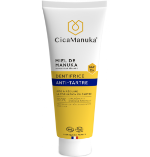 CICAMANUKA MIEL DE MANUKA DENTIFRICE ANTI-TARTRE IAA15+ 75ML