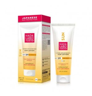 HADA LABO TOKYO SUPER MOISTURIZER SUN LOTION SPF50 200ML