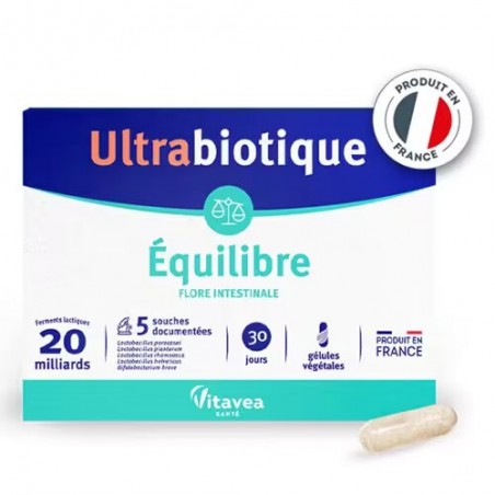 ULTRABIOTIQUE EQQUILIBRE BALANCE B30 GELULES