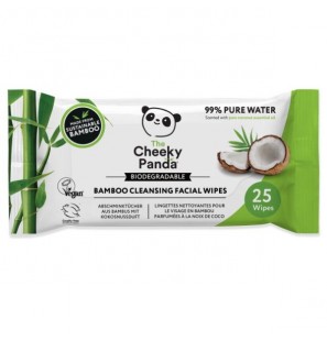 CHEEKY panda Lingettes Démaquillantes Coco 25 Unités