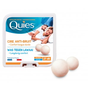 QUIES PROTECTION AUDITIVE CIRE NATURELLE ANTI-BRUIT B16