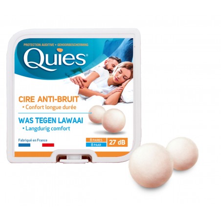 QUIES PROTECTION AUDITIVE CIRE NATURELLE ANTI-BRUIT B16