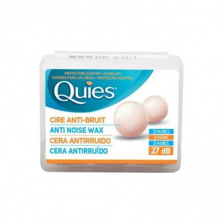 QUIES PROTECTION AUDITIVE CIRE NATURELLE B6