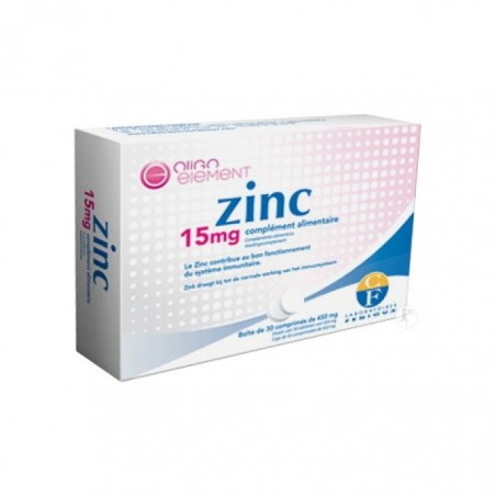 FENIOUX OLIGO ELEMENT ZINC 15MG B30 COMP