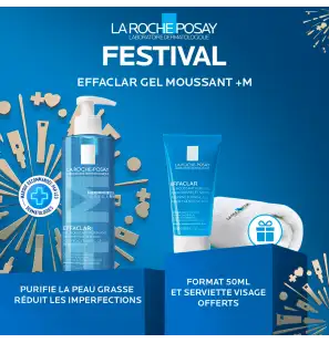 La Roche-Posay Offre Effaclar Gel Moussant Peau Grasse Acnéique | 400ml