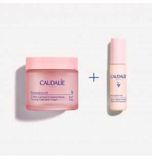 CAUDALIE COFFRET RESVERATROL 2025 CREME CACHEMIRE 50ML + SERUM LIFTANT 10ML
