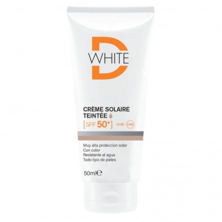 DWHITE CREME SOLAIRE TEINTEE MEDIUM 50+ 50ML