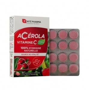 FORTE PHARMA ACEROLA VITAMIN C B36 COMPRIMES A CROQUER