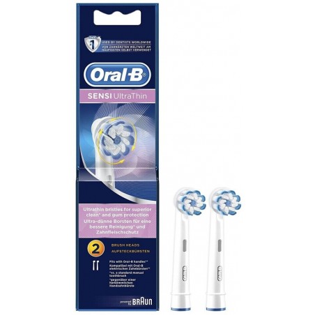 ORAL-B TETES DE RECHANGE SENSI ULTRA THIN B2