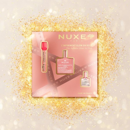 NUXE Coffret Noël L'Infiniment Glow en Rose