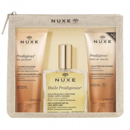 NUXE TRAVEL KIT NUXE Huile prodigieuse 100ml +LAIT