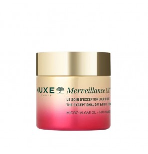 NUXE MERVEILLANCE LIFT LE SOIN D'EXCEPTION JOUR ET NUIT MICRO-ALGAE OIL NIACINAMIDE 75ML