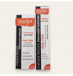 FORCAPIL LOTION ANTI CHUTE 75ML + MAELYS SHAMPOOING ANTI-CHUTE ORTIE PRELE 100ML