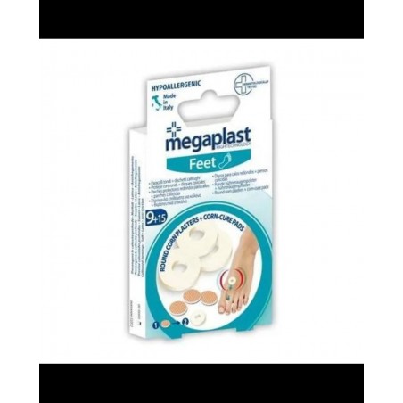 MEGAPLAST FEET PROTEGE CORS RONDS B9 + DISQUES CORICIDES B15 REF 112790