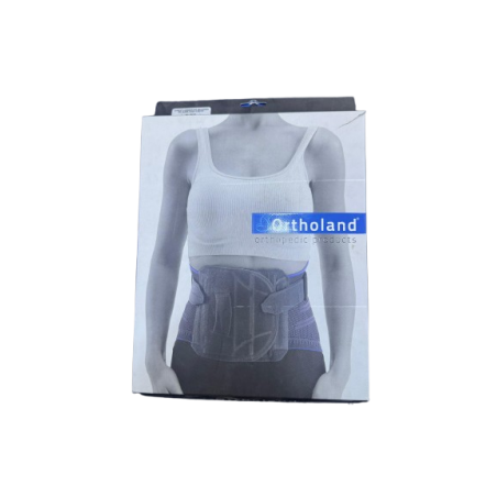 ORTHOLAND CORSET LOMBOSTAT BALENEINES EN ACIER TAILLE L REF 0557