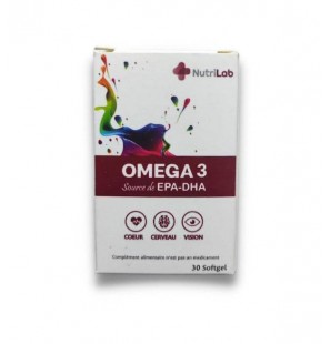 NUTRILAB OMEGA 3 30% EPA+DHA B30 SOFTGELS