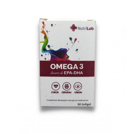 NUTRILAB OMEGA 3 30% EPA+DHA B30 SOFTGELS