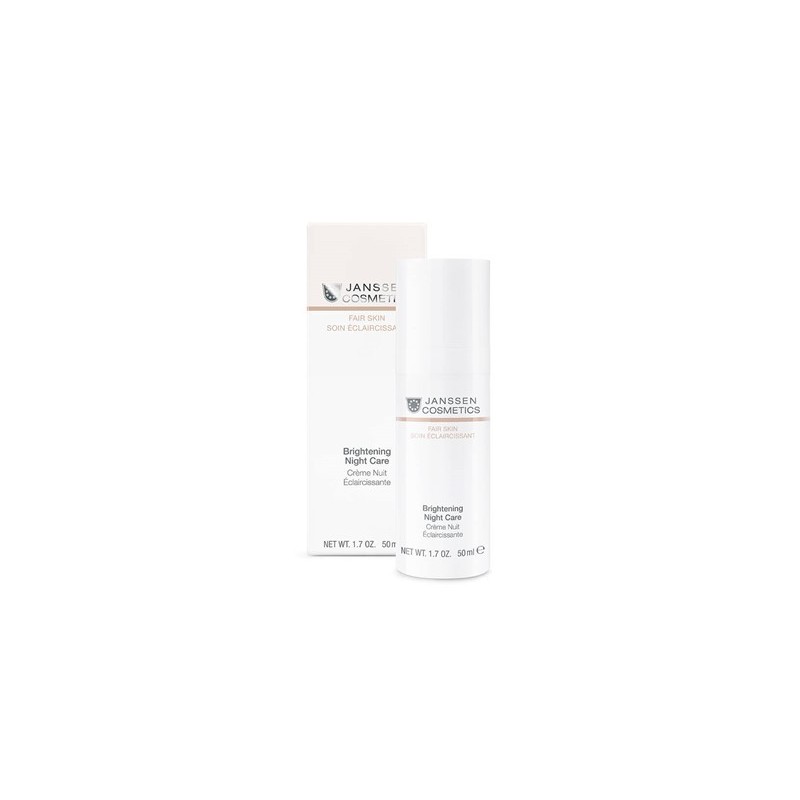 JANSSEN COSMETICS crème nuit éclaircissante 50 ml JANSSEN COSMETICS crème nuit éclaircissante 50 ml