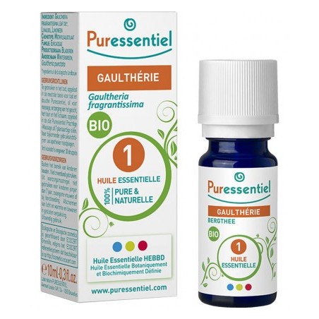 PURESSENTIEL GAULTHERIE huile essentielle BIO 10 ml