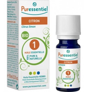 PURESSENTIEL CITRON huile essentielle BIO 10 ml