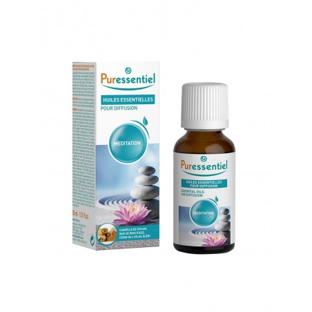 PURESSENTIEL MEDITATION Diffuse huiles essentielles 30 ml