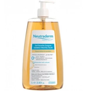 NEUTRADERM gel douche surgras dermteur o-protecpompe 1L